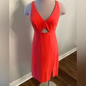 COPY - Halston Heritage Pink/Orange cutout dress- a rent the runway bought dres…